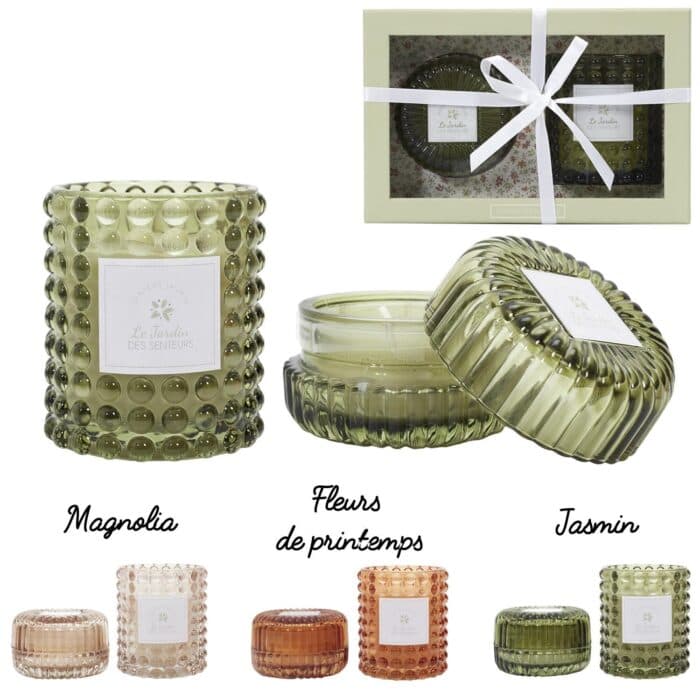 COFFRET 2 BOUGIES PARFUMÉES - JARDIN - Image 2