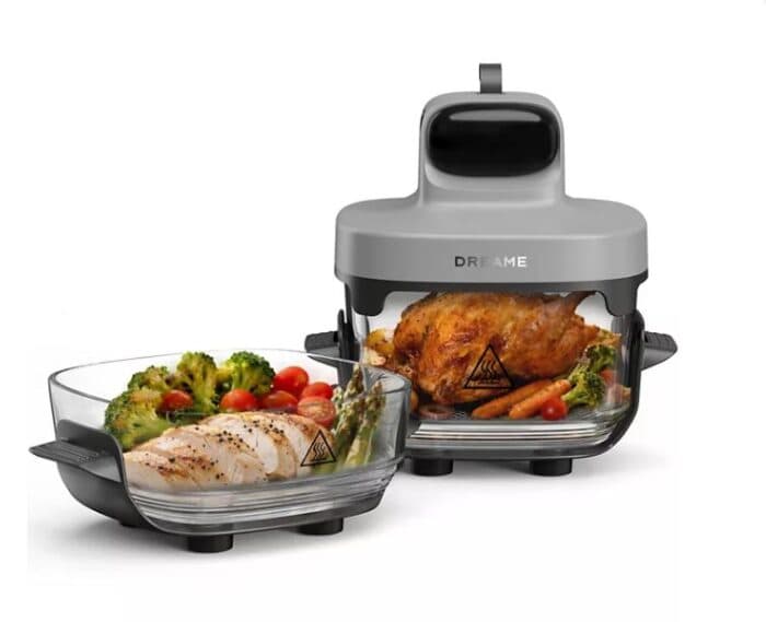 FRITEUSE SANS HUILE EN VERRE BOROSILICATÉ 5-EN-1 PORTABLE - DREAME - Image 2