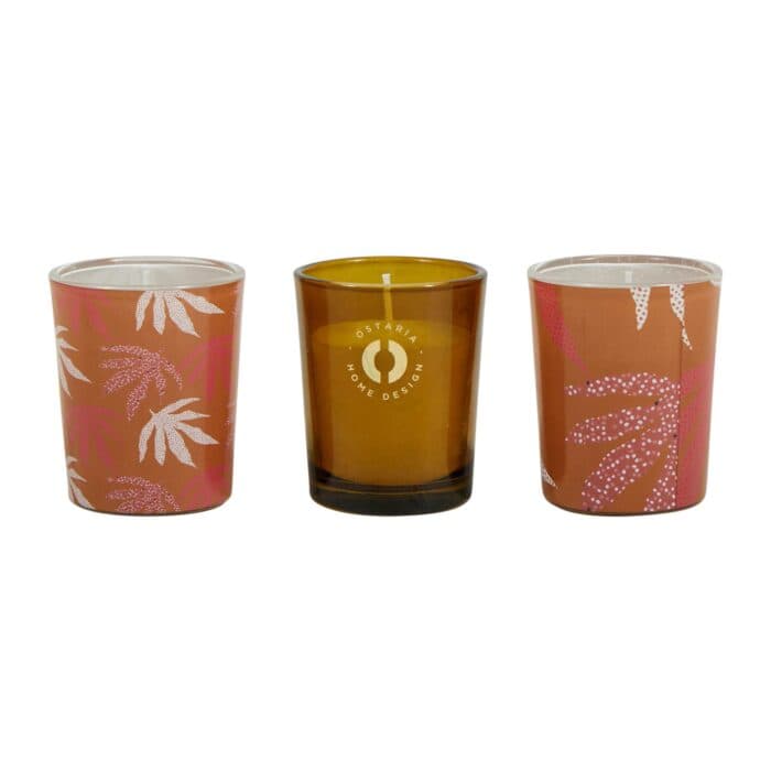LOT DE 3 BOUGIES PARFUMÉES - AMBRE - Image 2
