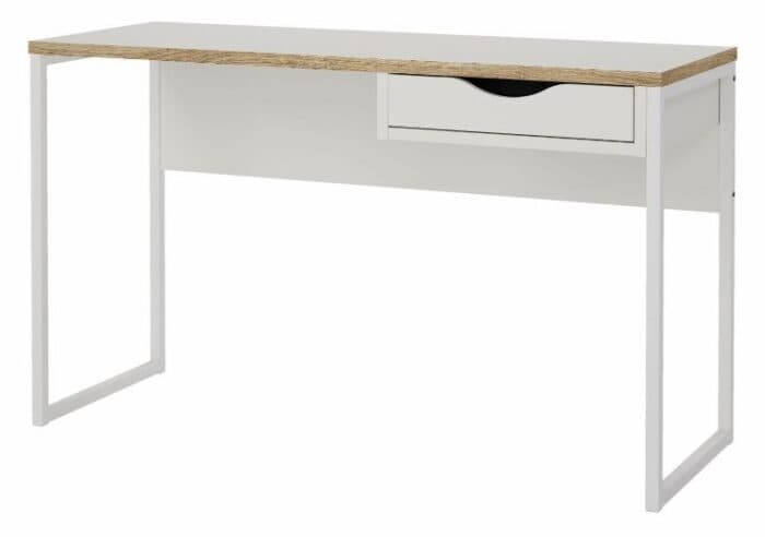 BUREAU 1 TIROIR - BLANC MAT - Image 2