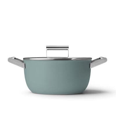 FAITOUT 24 CM ANTIADHÉSIF - VERT ÉMERAUDE - SMEG - Image 2