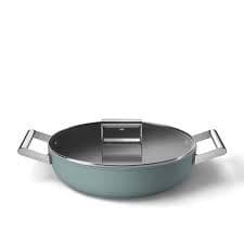 SAUTEUSE 28 CM ANTIADHÉSIVE - VERT ÉMERAUDE - SMEG - Image 2