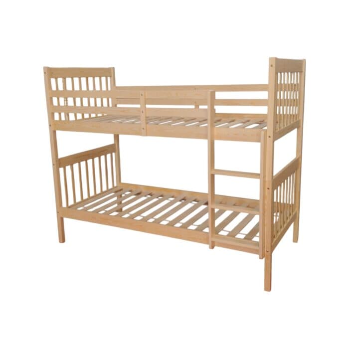 LIT SUPERPOSÉ 90X190 - BOIS NATUREL ( AVEC SOMMIER ) - Image 2