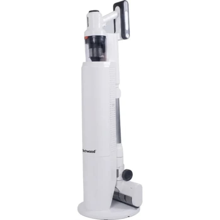 ASPIRATEUR BALAI SANS FIL 1000 W 30000 PA STATION DE VIDANGE 2,5 L - BLANC - TECHWOOD - Image 1