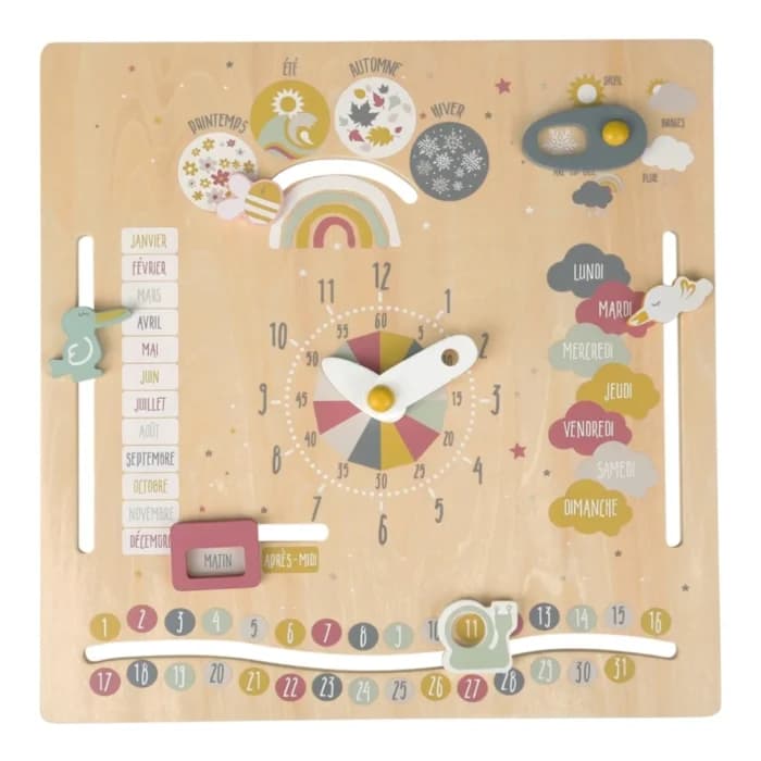 CALENDRIER ÉPHÉMÈRE EN BOIS - Image 1
