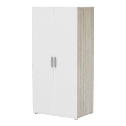 ARMOIRE 2 PORTES - CHENE ET BLANC - Image 2