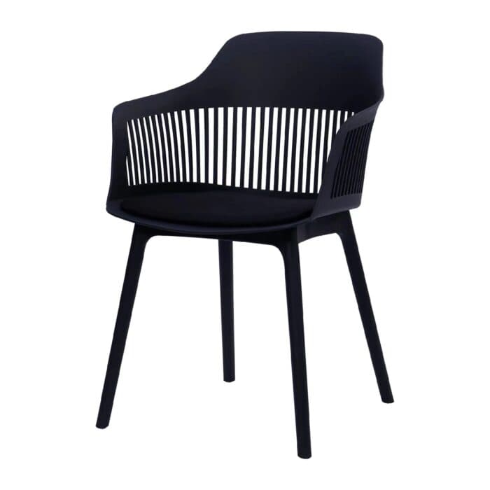 CHAISE PLASTIQUE - NOIR - Image 2