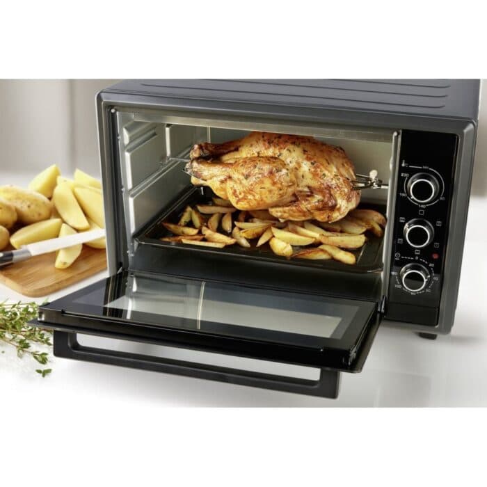 FOUR MULTIFONCTION À POSER 42 L 1800 W CHALEUR TOURNANTE GRILL - NOIR - BRANDT - Image 2
