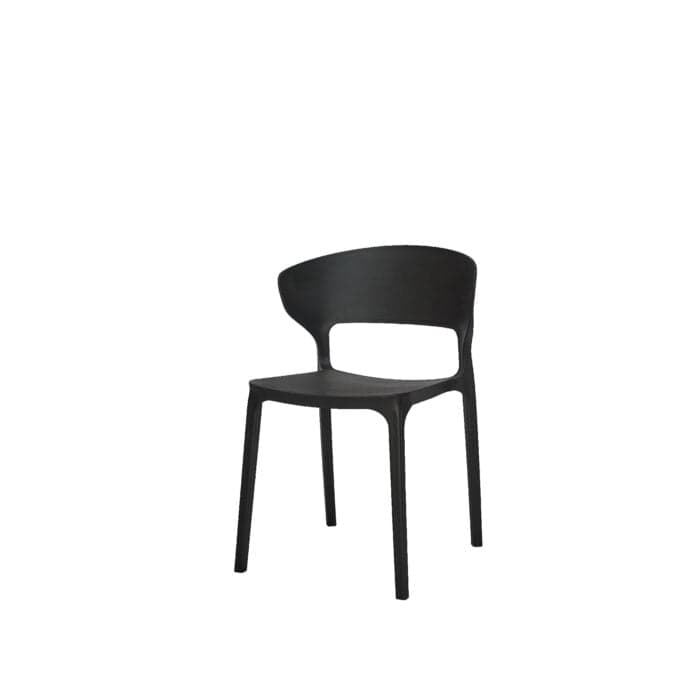 CHAISE PLASTIQUE - NOIR - Image 2