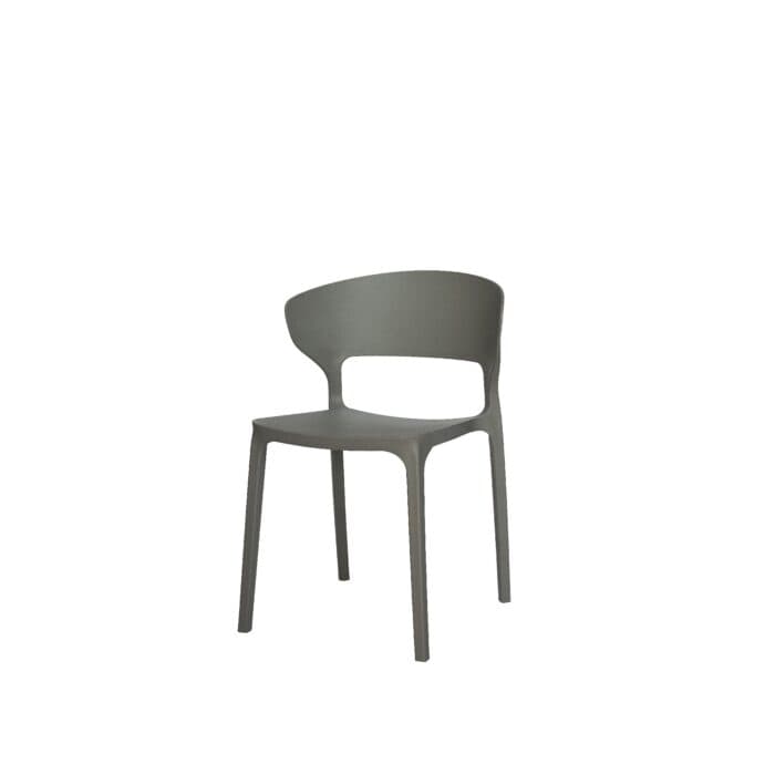 CHAISE PLASTIQUE - GRIS - Image 2