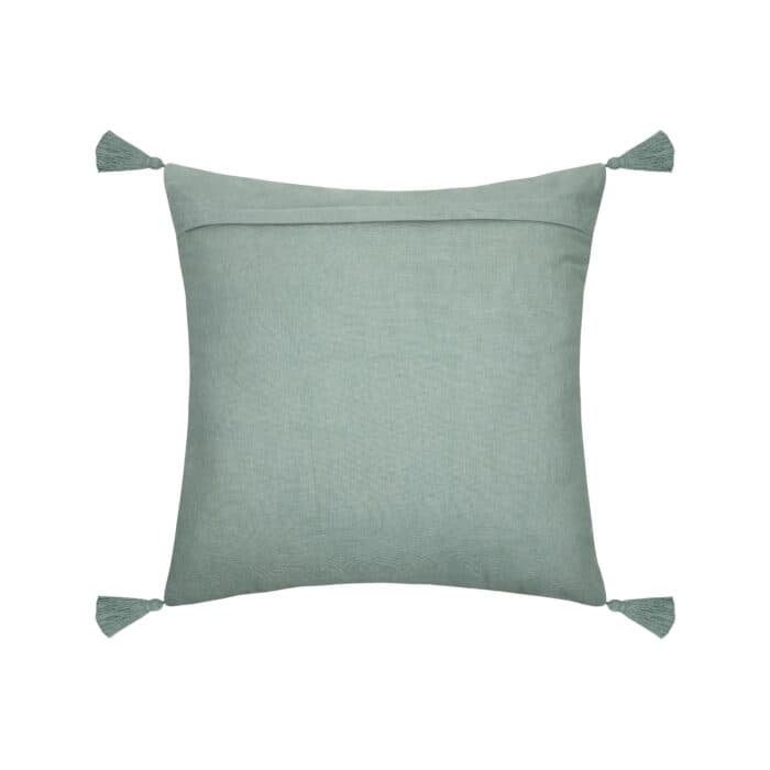 COUSSIN CARRÉ 50X50 CM EN COTON - VERT - Image 2