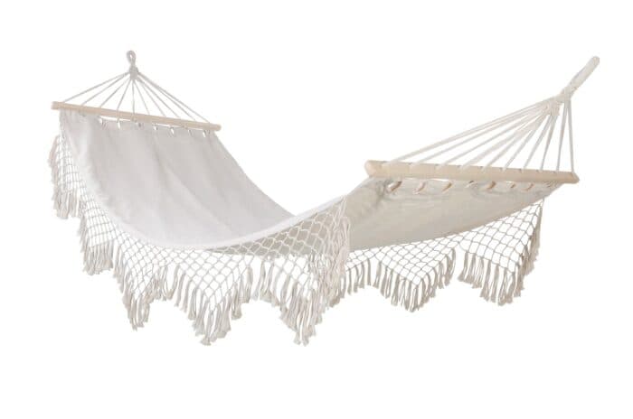 HAMAC MACRAMÉ AVEC BARRE DE SUSPENSION - Image 2