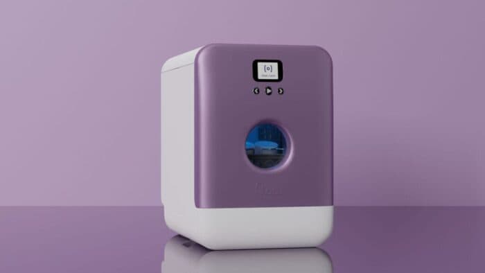 MINI LAVE-VAISSELLE CONNECTÉ 3 COUVERTS 5 PROGRAMMES 43 DB WIFI OUVERTURE TACTILE - LILA PASTEL - BO - Image 2