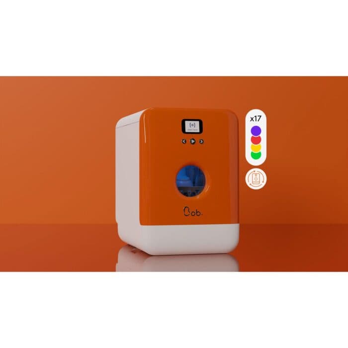 MINI LAVE-VAISSELLE CONNECTÉ 3 COUVERTS 5 PROGRAMMES 43 DB WIFI OUVERTURE TACTILE - NOIR ORANGE MAND - Image 2