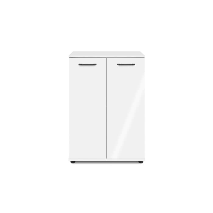 COMMODE 2 PORTES - BLANC - Image 2