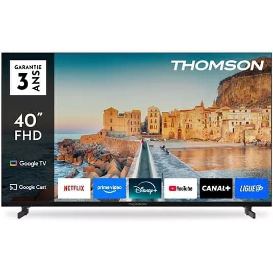 TÉLÉVISEUR LED 40" FULL HD 60 HZ GOOGLE TV DOLBY AUDIO WI-FI BLUETOOTH - THOMSON - Image 2