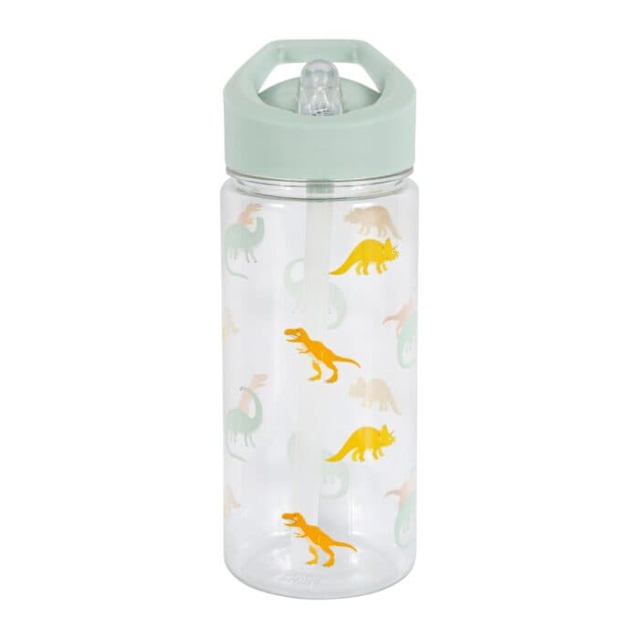 GOURDE ENFANT EN PLASTIQUE MOTIF DINOSAURE - VERT - Image 2