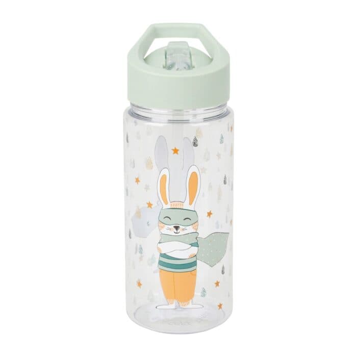 GOURDE ENFANT EN PLASTIQUE MOTIF LAPIN - VERT - Image 2