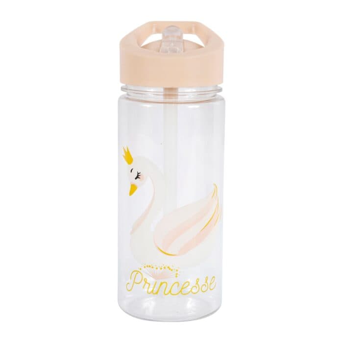 GOURDE ENFANT EN PLASTIQUE MOTIF CYGNE - ROSE - Image 2