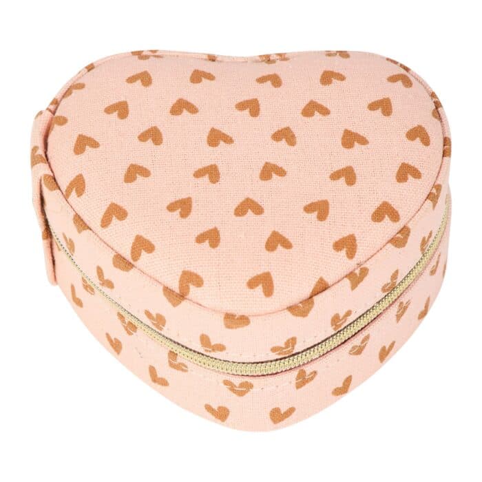 BOÎTE À BIJOUX FORME COEUR - ROSE - Image 2