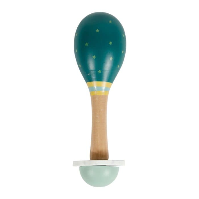 MARACAS MOTIF DINOSAURE EN BOIS - Image 2