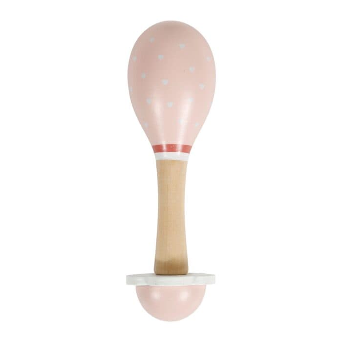 MARACAS MOTIF CYGNE EN BOIS - Image 2