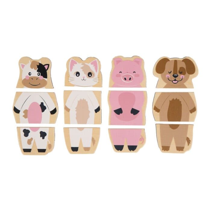 LOT DE 4 PUZZLES MAGNÉTIQUES FERME - Image 2
