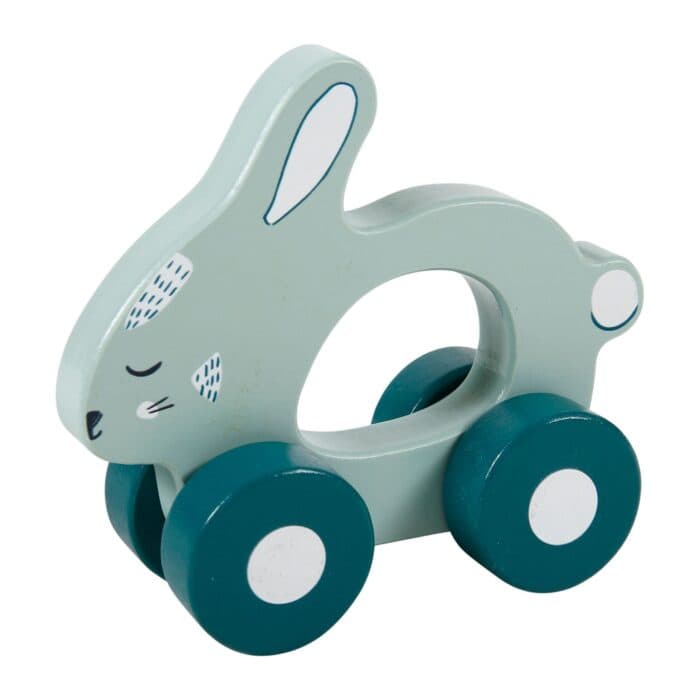 LAPIN ROULANT EN BOIS - Image 2