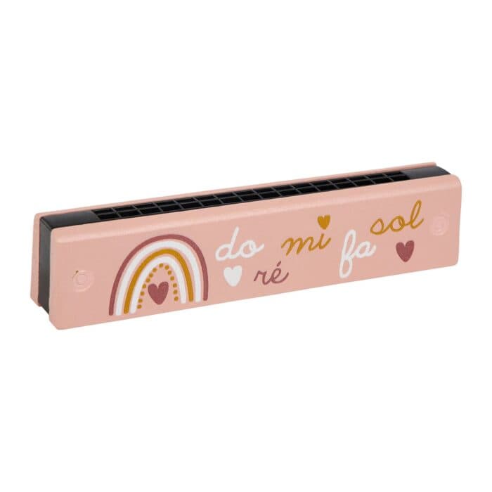 HARMONICA ARC-EN-CIEL EN MDF - ROSE - Image 2