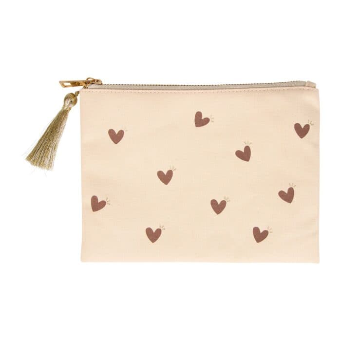 POCHETTE COEUR - BEIGE - Image 2