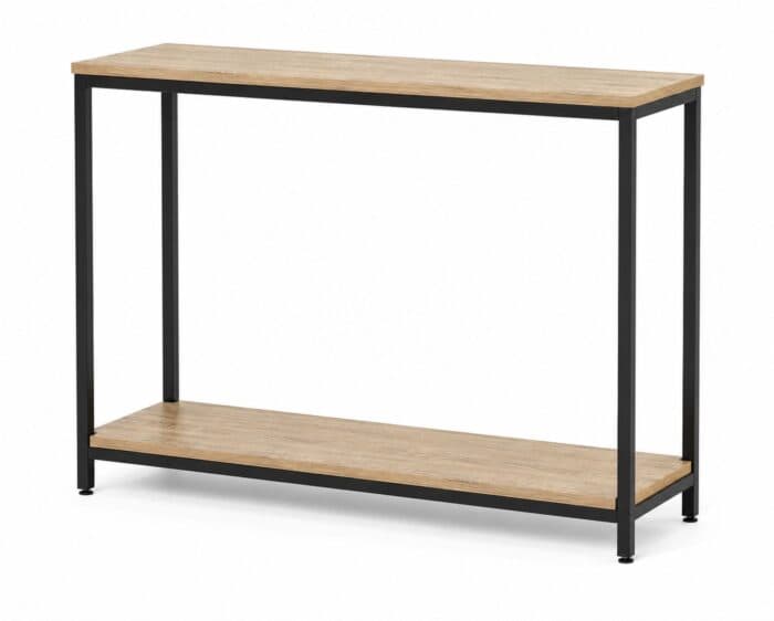 CONSOLE - CHÊNE MODERN OAK ET MÉTAL NOIR - Image 2