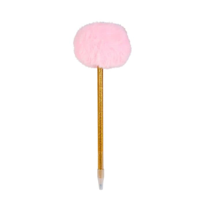 CRAYON AVEC POMPON - DORÉ ROSE - Image 2