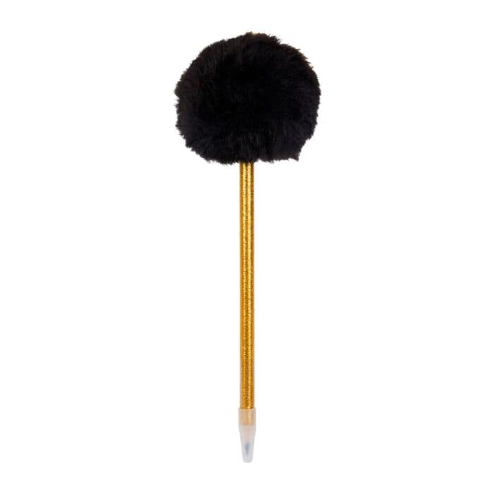 CRAYON AVEC POMPON - DORÉ NOIR - Image 2