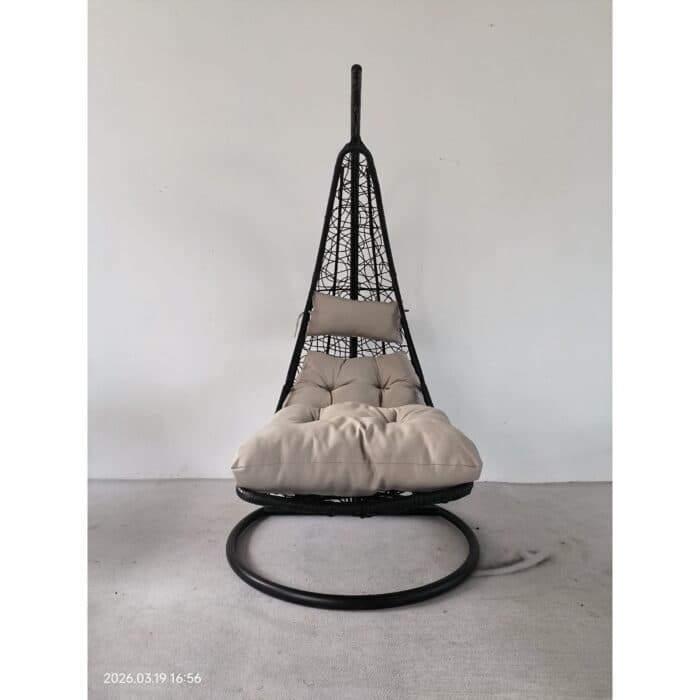 BALANCELLE AVEC COUSSIN 1 PLACES -   NOIR - Image 2