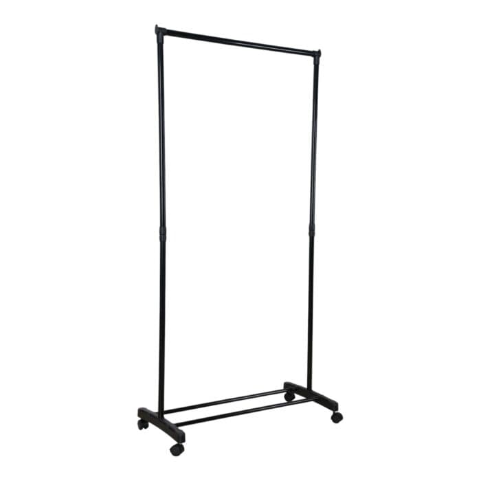 PORTANT VÊTEMENTS SUR ROULETTES - NOIR - Image 2