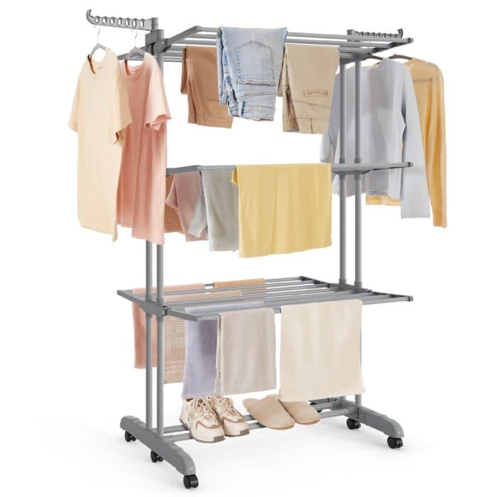 ÉTENDOIR À LINGE 3 NIVEAUX - Image 2