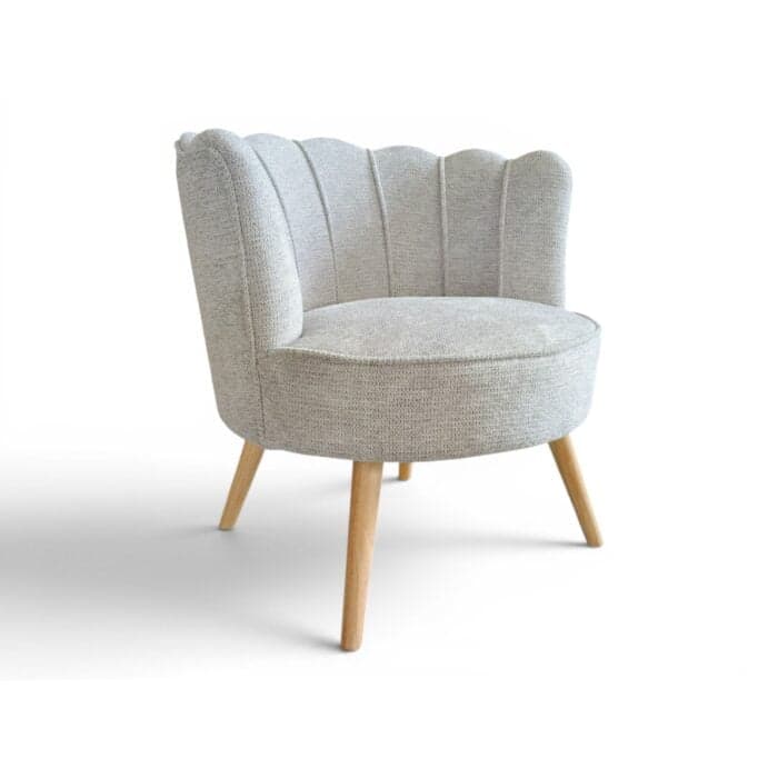 FAUTEUIL EN TISSU - GRIS CLAIR - Image 2
