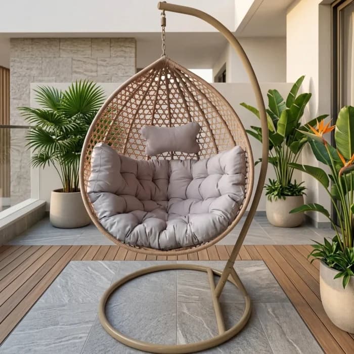 BALANCELLE AVEC LE COUSSIN - BEIGE - Image 1