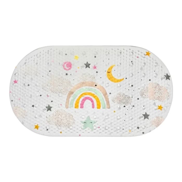 TAPIS DE BAIN EN PLASTIQUE MOTIF ÉTOILES - Image 1