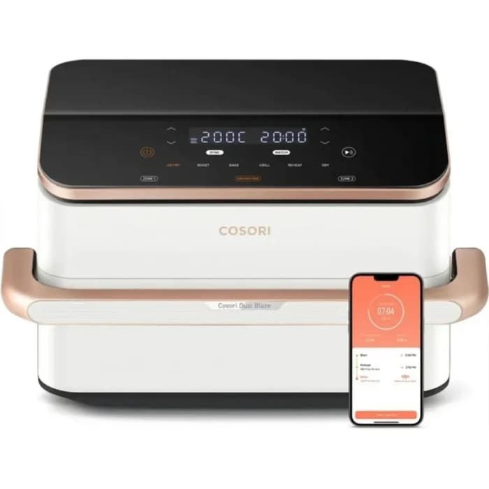 AIRFRYER CONNECTE 10 LITRES DUAL BLAZE COSORI - BLANC - Image 1