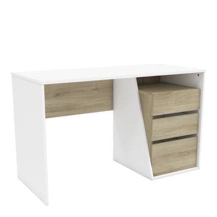 BUREAU 3 TIROIRS -  CHÊNE - Image 2