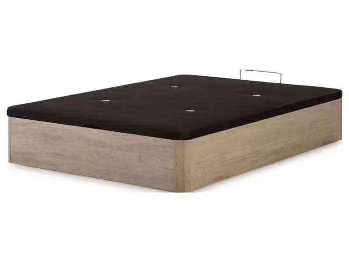 SOMMIER COFFRE 140 X 190 CM - CHENE - Image 2