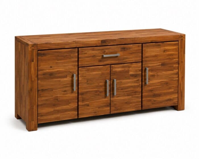 BUFFET 4 PORTES + 1 TIROIR - BOIS MASSIF - Image 2