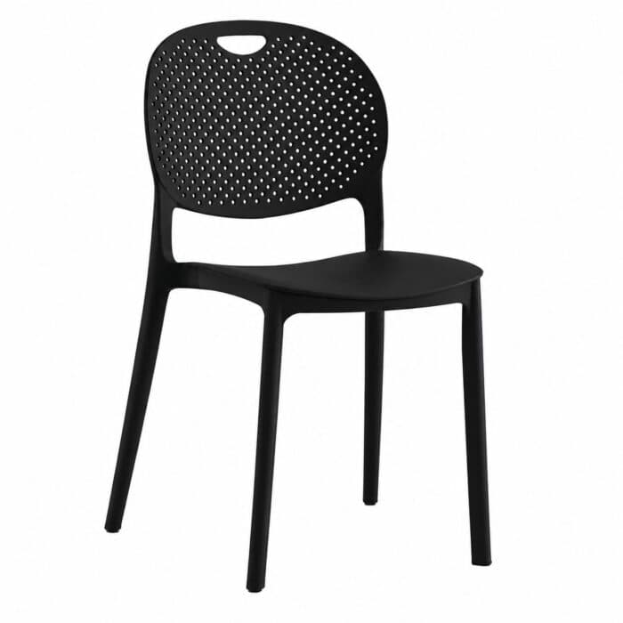 CHAISE EN POLYPROPYLÈNE - NOIR - Image 2