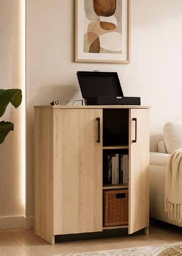 RANGE TOUT 2 PORTES -  CHENE - Image 2