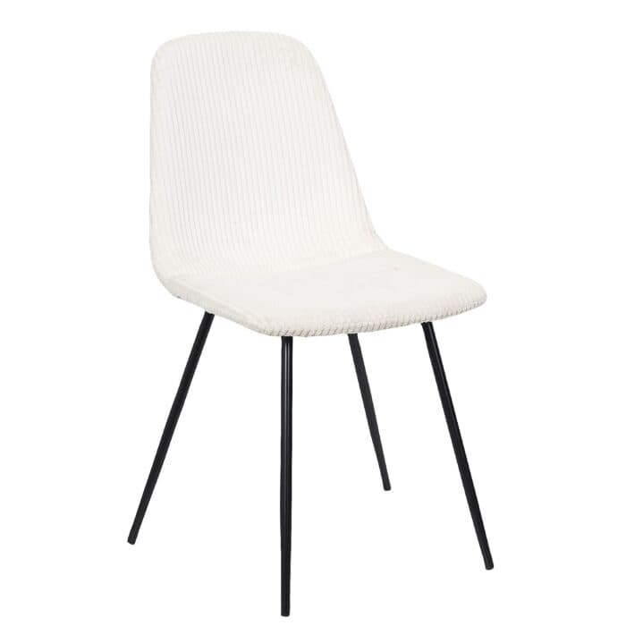 CHAISE EN VELOURS CÔTELÉ - BEIGE - Image 2