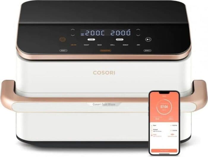 AIRFRYER CONNECTE 10 LITRES DUAL BLAZE COSORI - BLANC - Image 2