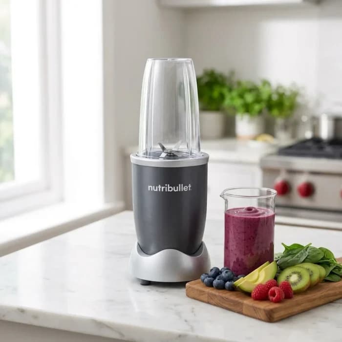 BLENDER PERSONNEL 600 W 700 ML 2 ACCESSOIRES - GRIS - NUTRIBULLET - Image 1