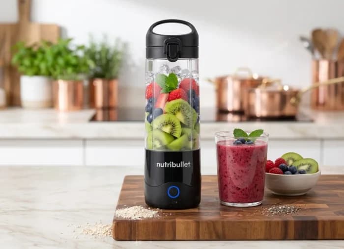 BLENDER PORTABLE 480 ML RECHARGEABLE 15 CYCLES - NOIR - NUTRIBULLET - Image 1