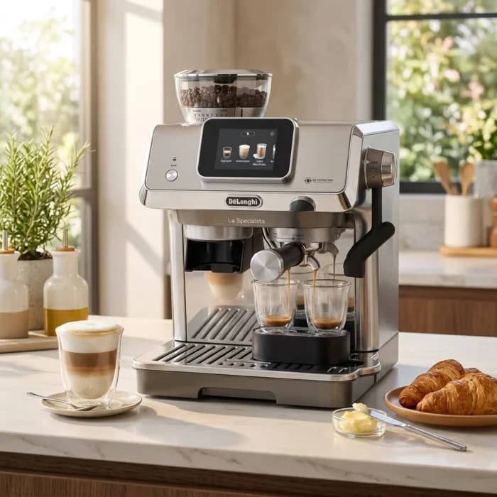 MACHINE EXPRESSO 10 RECETTES 19 BARS - INOX - DE'LONGHI - Image 1